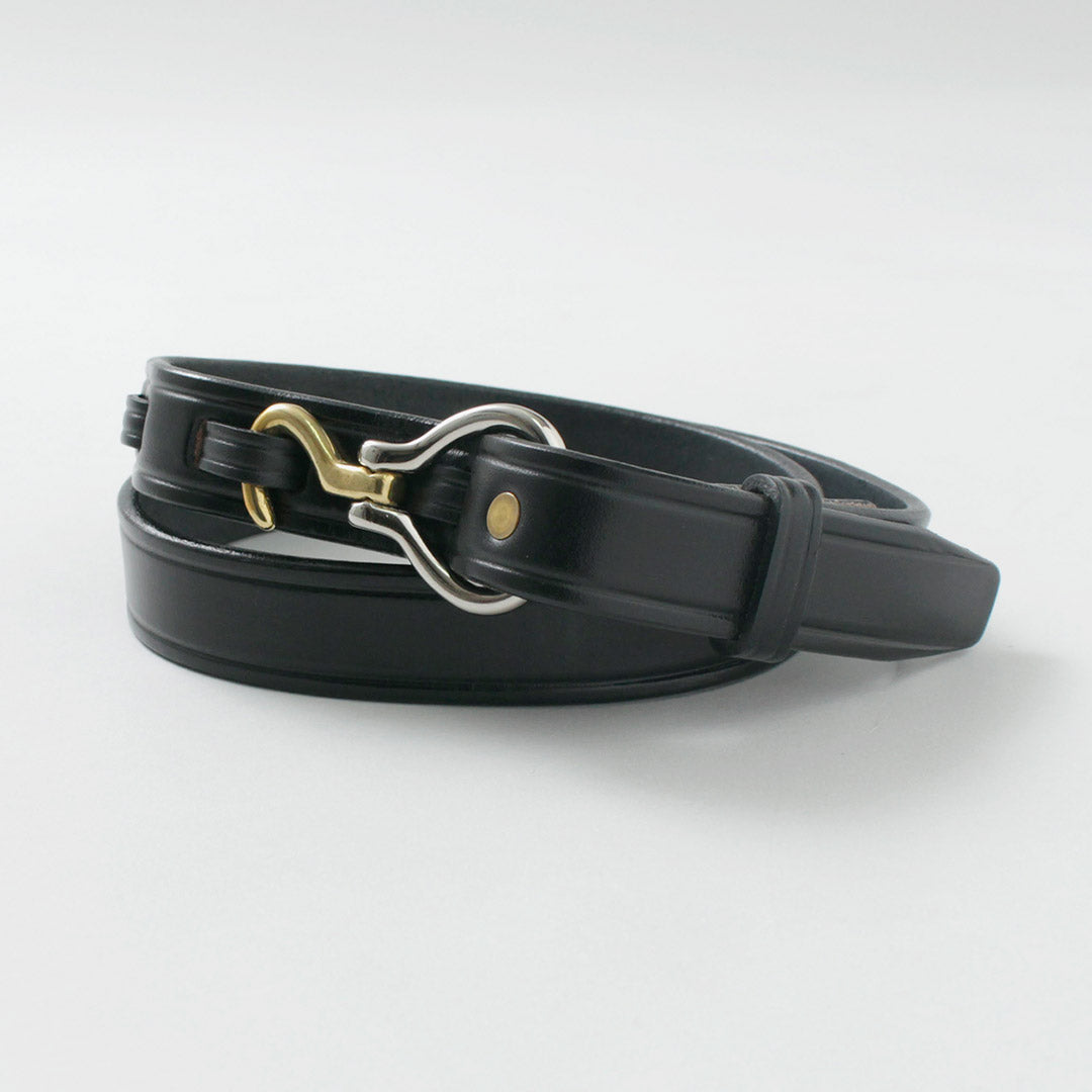 TORY LEATHER / Cinturón mini para pezuñas de 2 tonos