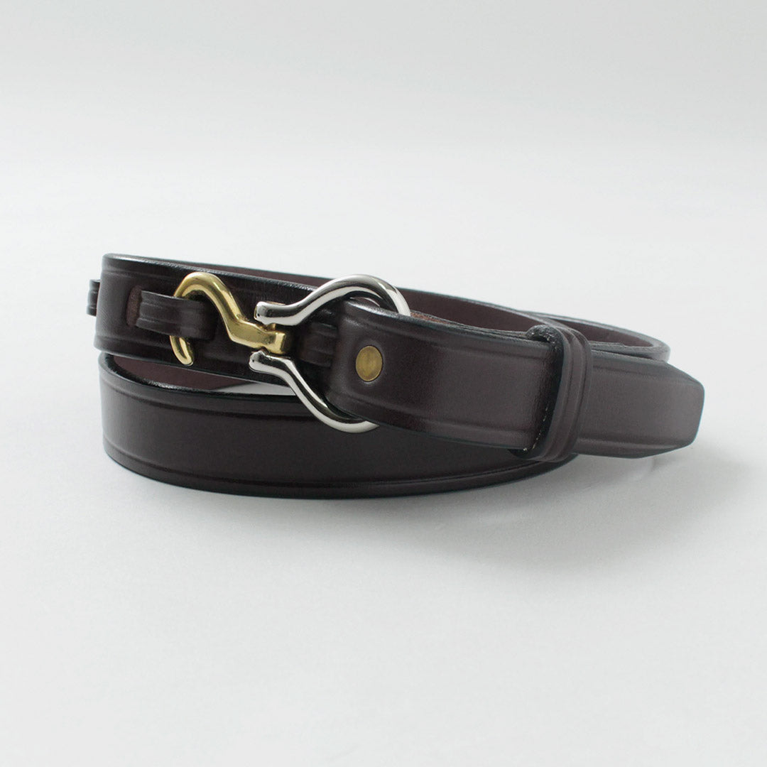 TORY LEATHER / Cinturón mini para pezuñas de 2 tonos