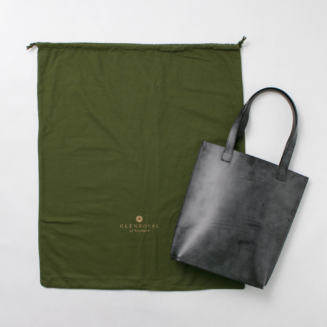 GLENROYAL / Bolso tote de cuero con brida alto