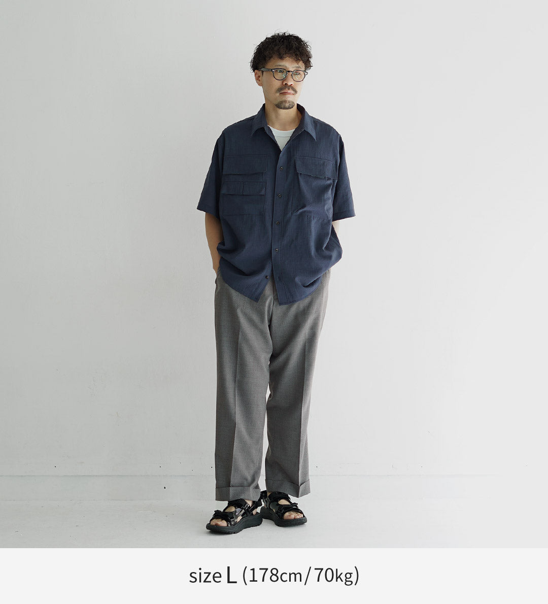 JUGEM / 干工装衬衫