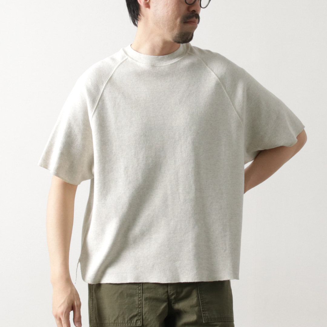REMI RELIEF / Camiseta raglán de doble pliegue