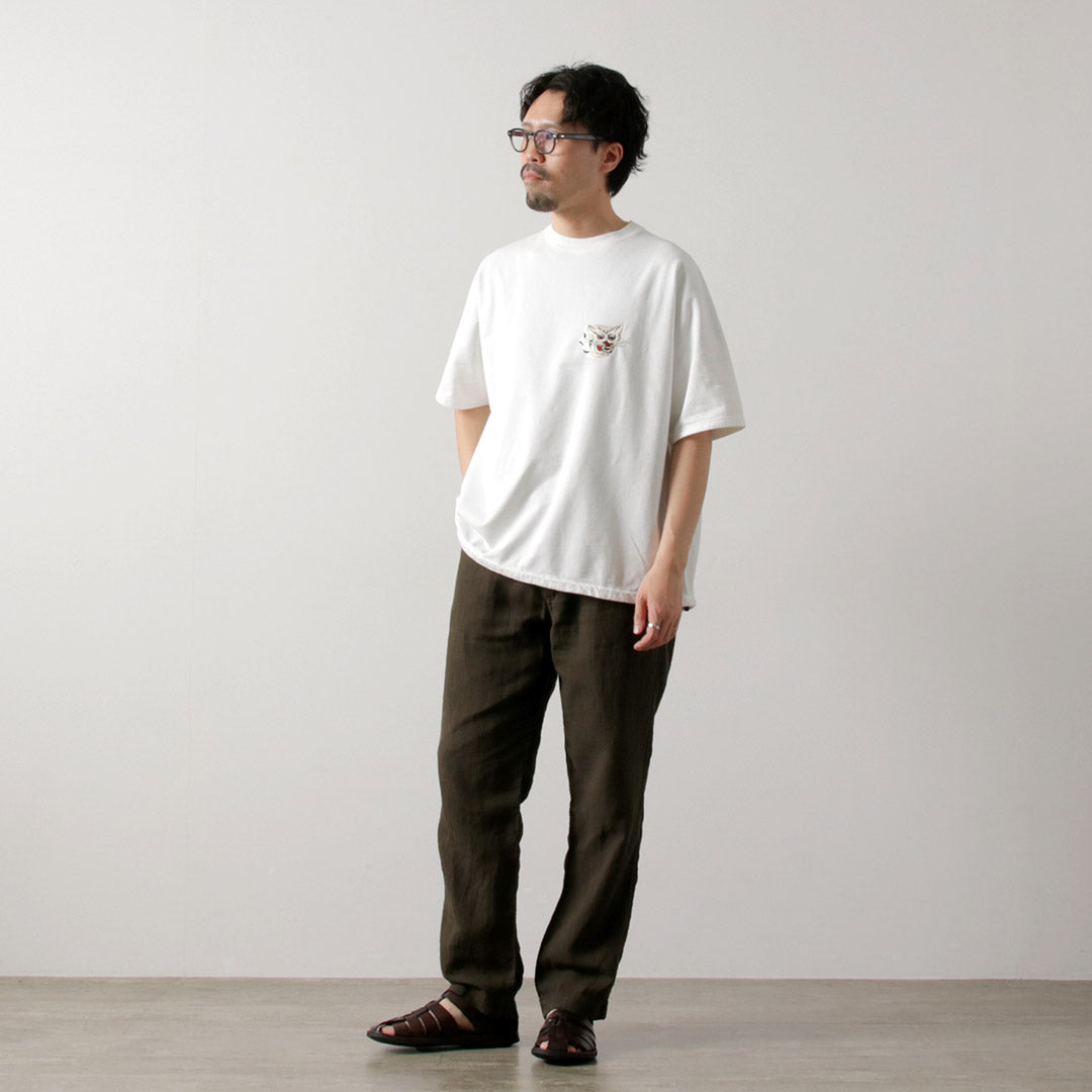 REMI RELIEF / SP 加工 Shelly 起绒短袖圆领 T 恤(老虎)