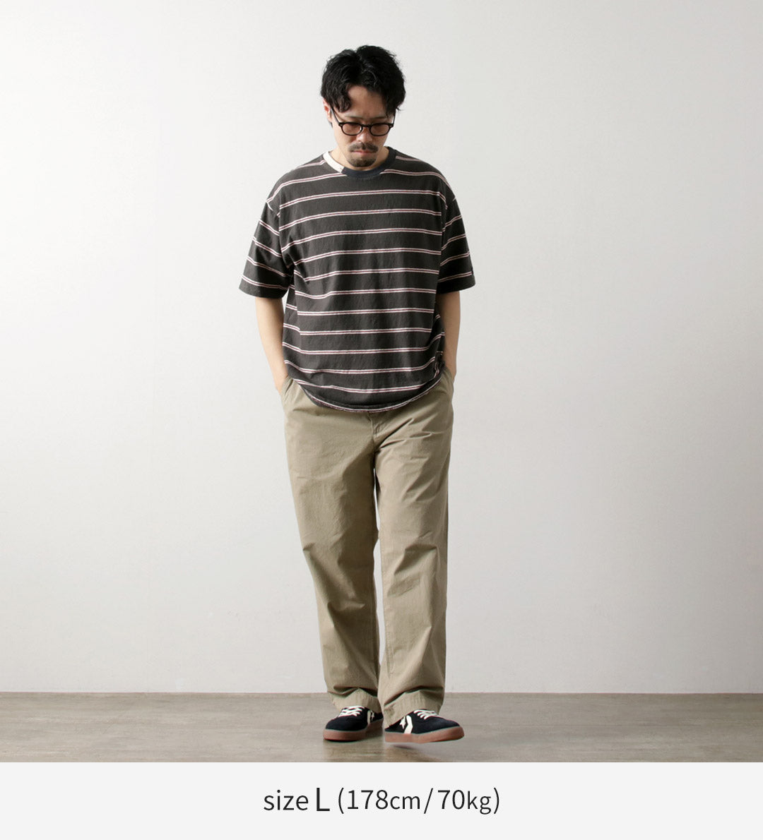 ILL ONE EIGHTY / 復古條紋T卹