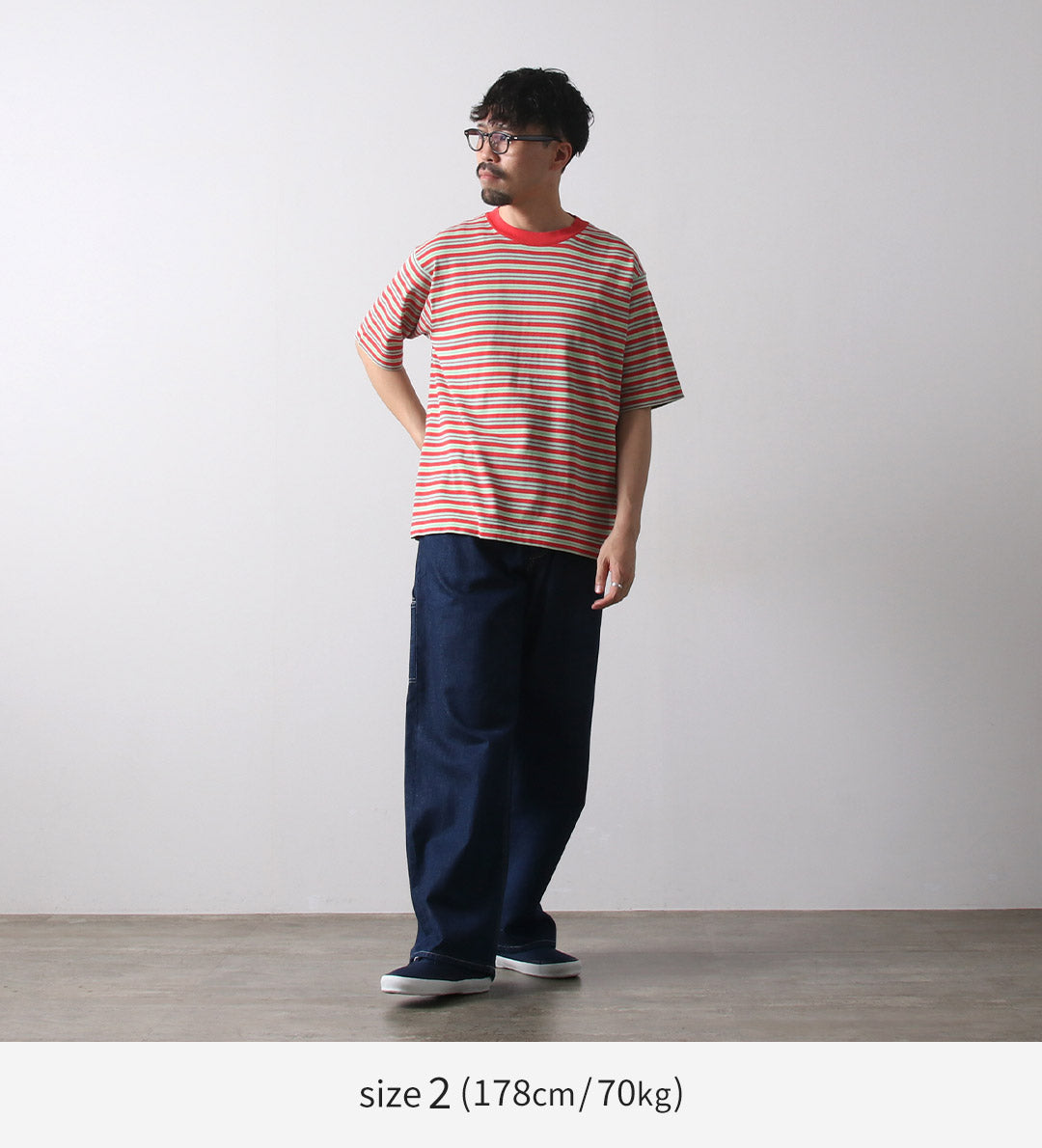 RYE TENDER / 스트라이프 센터 티셔츠