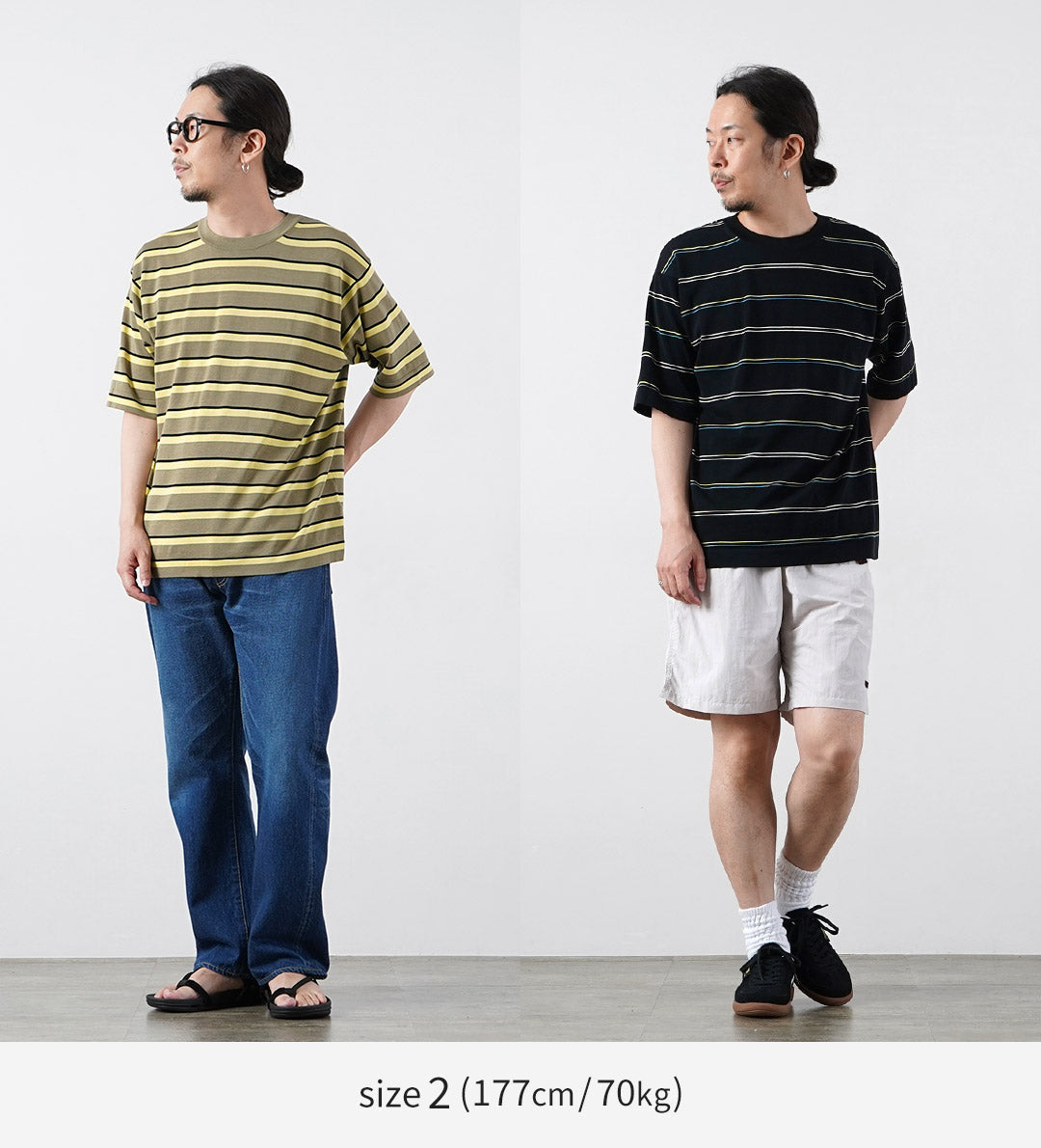 RYE TENDER / 스트라이프 센터 티셔츠