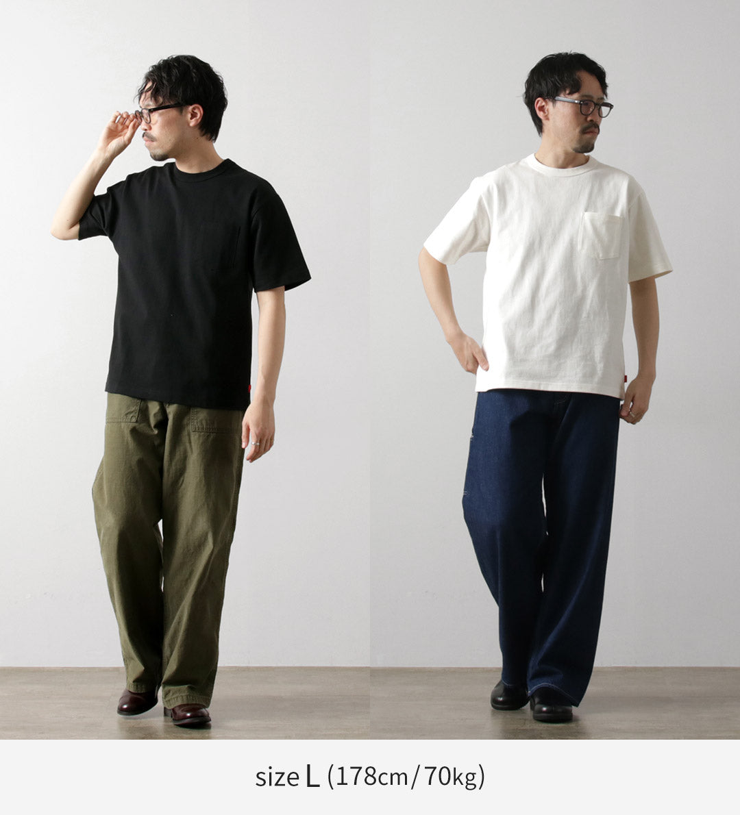 HEALTHKNIT / 最大重量 9 盎司圆领短袖口袋 T 恤