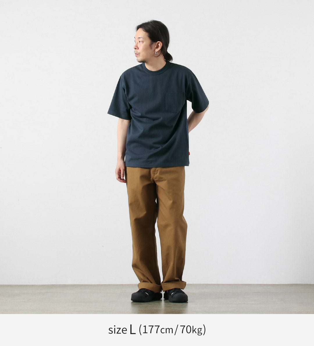 HEALTHKNIT / 最大重量 9 盎司圆领短袖口袋 T 恤