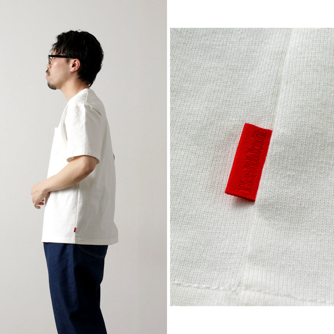 HEALTHKNIT / 最大重量 9 盎司圆领短袖口袋 T 恤