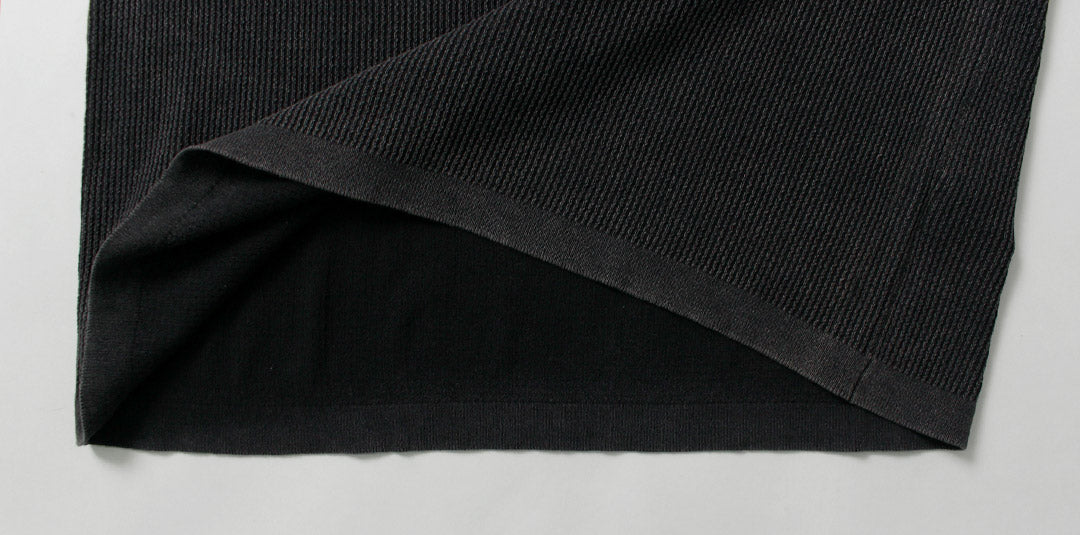 HEALTHKNIT / T-shirt en tricot à manches courtes et col Henry