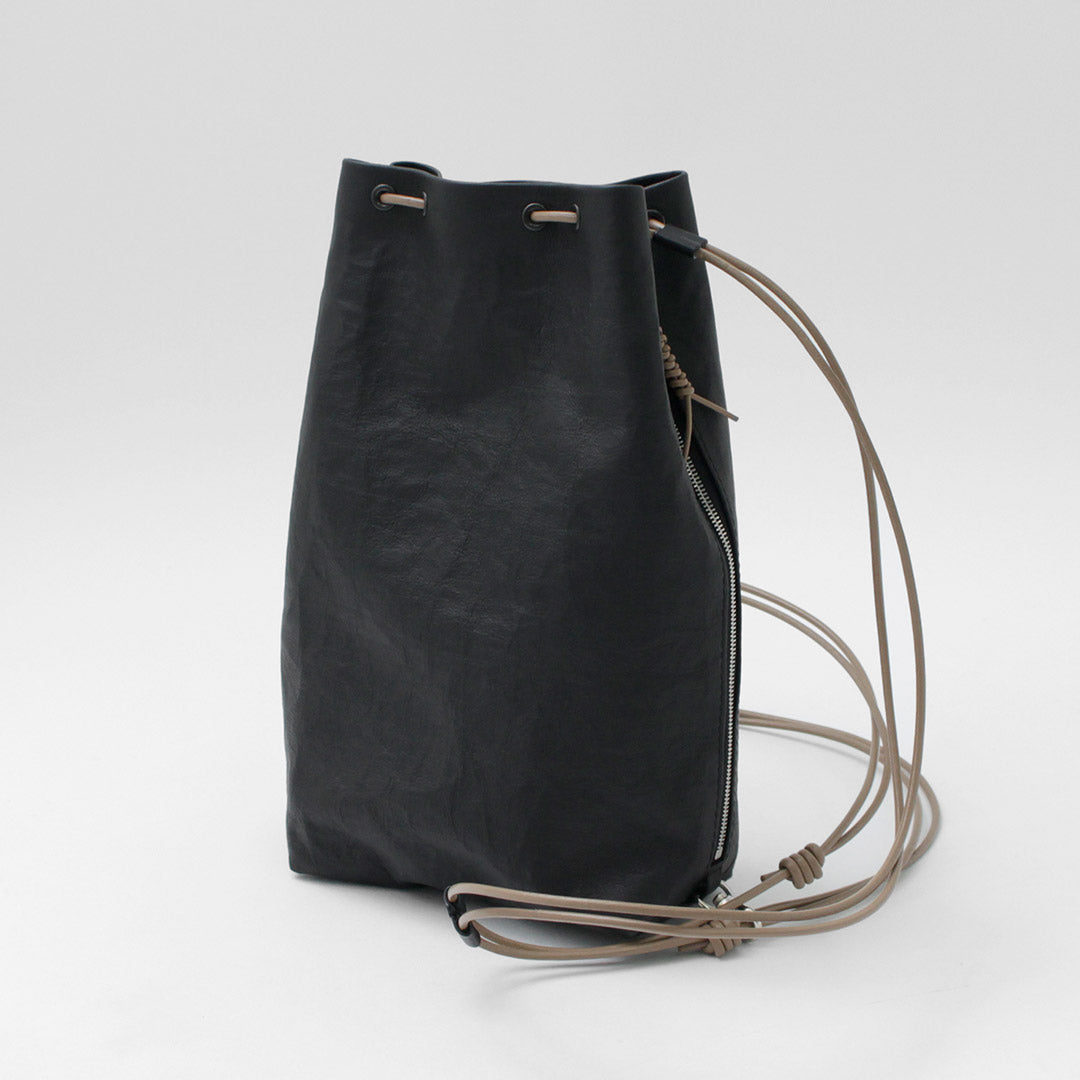 SENTI / Dyneema 皮革抽繩包 L