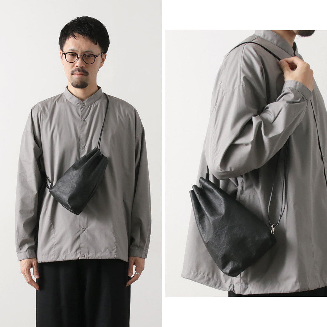SENTI / Dyneema 皮革抽繩包 L