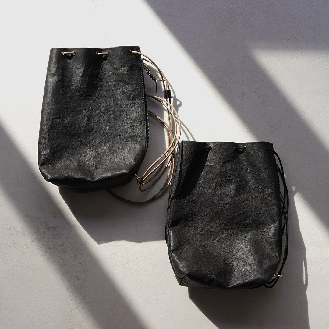 SENTI / Dyneema 皮革抽繩包 L