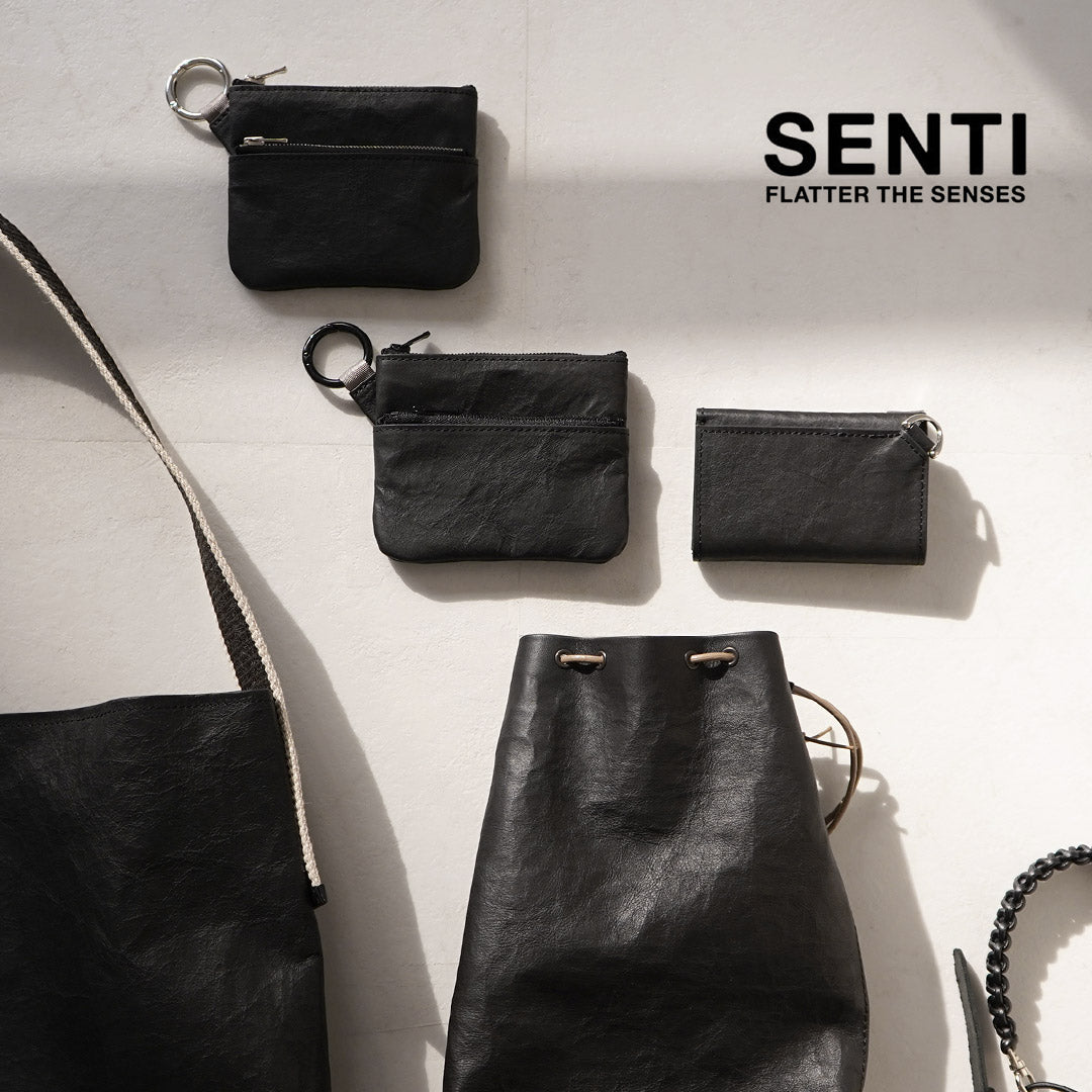 SENTI / Dyneema 皮革双拉链袋