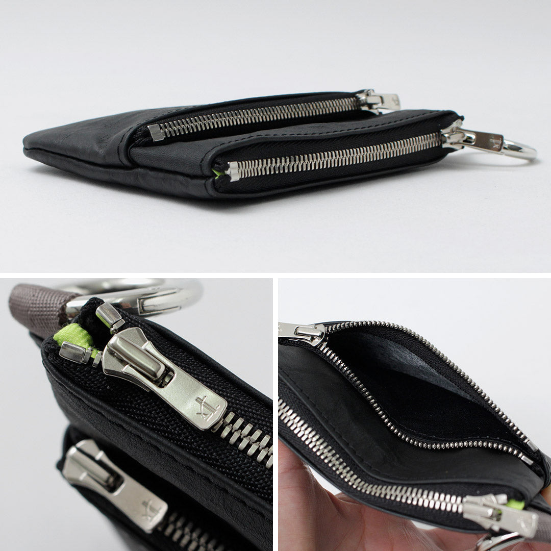 SENTI / Dyneema 皮革双拉链袋