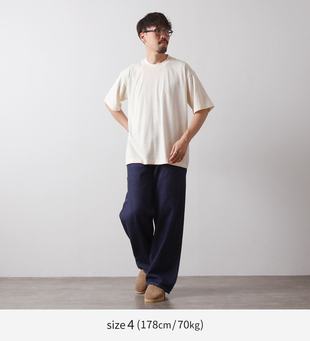 UNDYED / 언블리치 오가닉 코튼 티셔츠