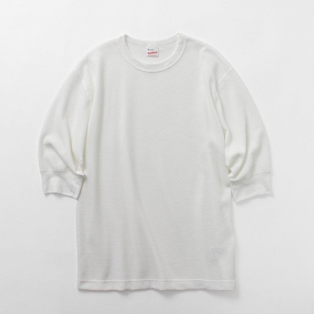 HEALTHKNIT / 基本款華夫格 3/4 袖 T 卹