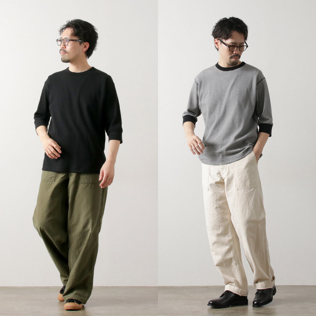 HEALTHKNIT / 基本款華夫格 3/4 袖 T 卹