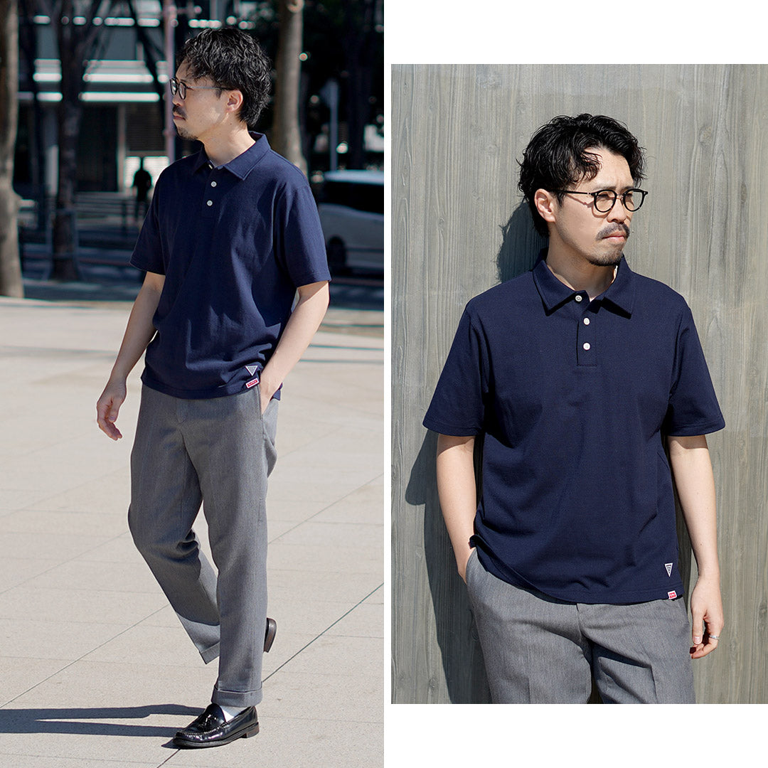 HEALTHKNIT / RAG 合作短袖 Polo 衫開口乾爽針織衫