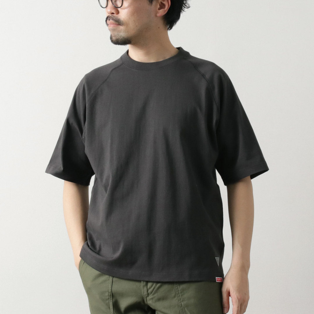 HEALTHKNIT / RAG 合作插肩短袖宽T恤 开尾干爽针织衫