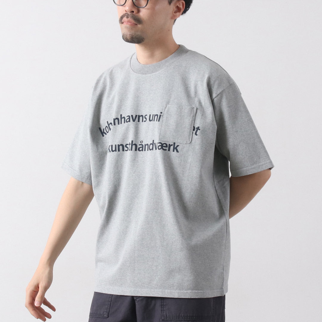 FLISFIA / Camiseta con bolsillo estampado