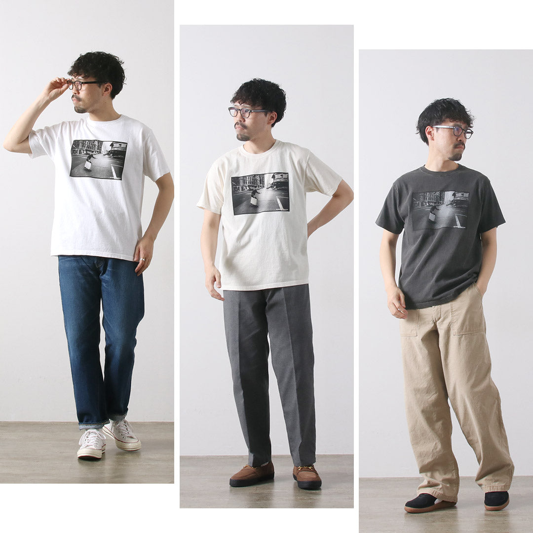 BON SUR / Skater Manhattan Photo T-Shirt
