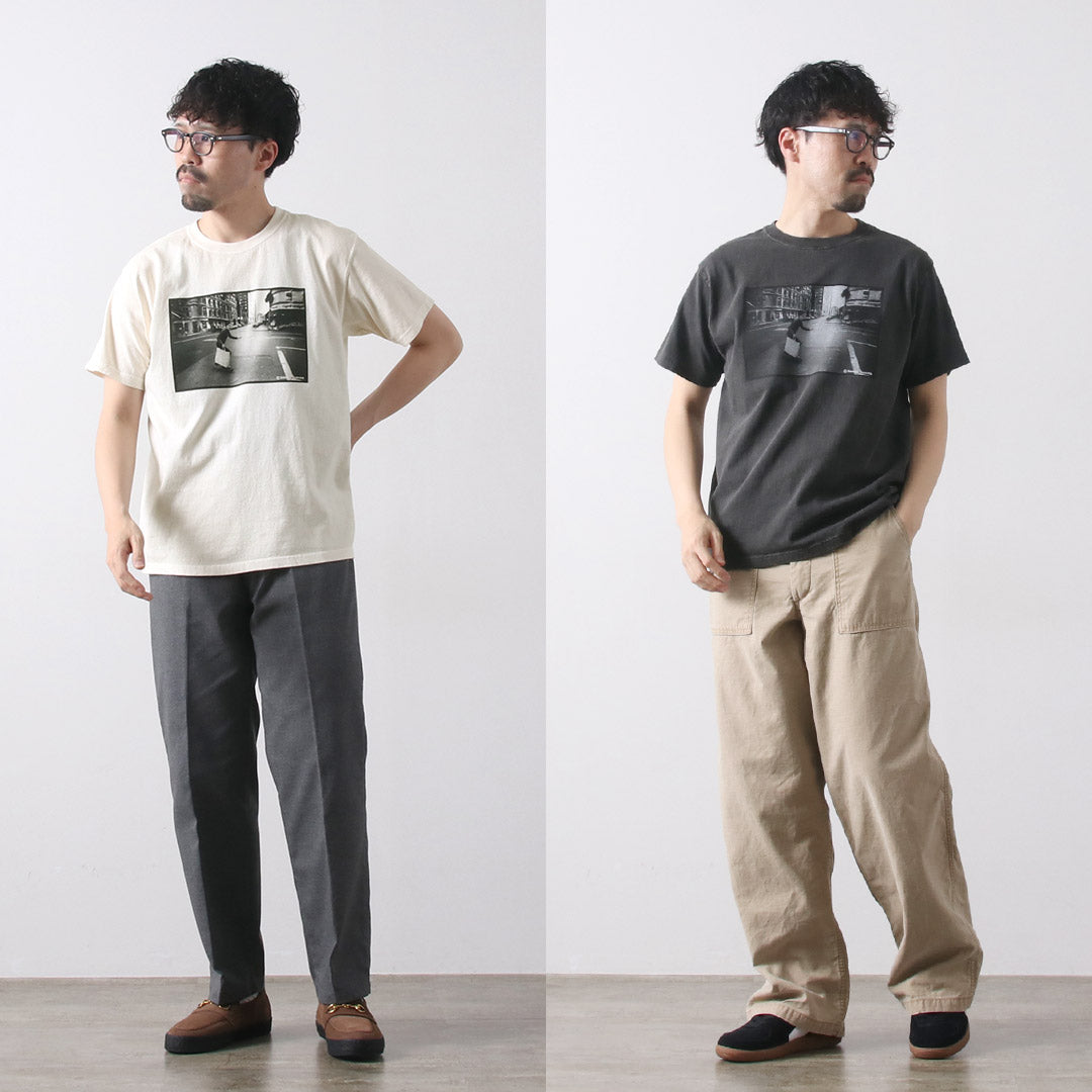 BON SUR / Skater Manhattan Photo T-Shirt