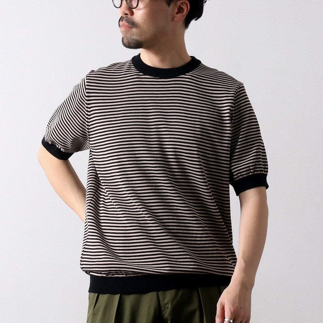 RINASCENTE / 混合條紋針織 T 卹