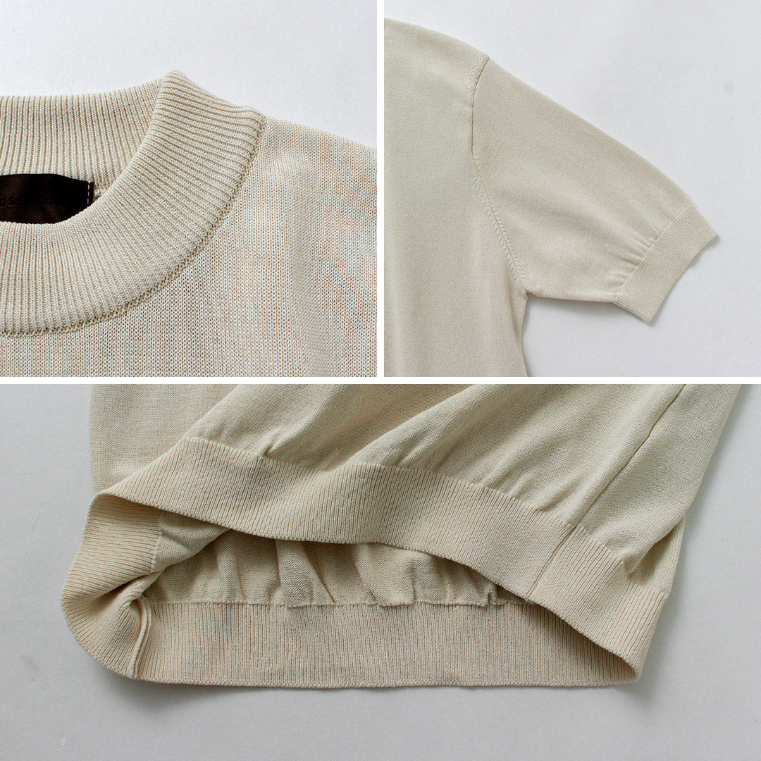 RINASCENTE / T-shirt en tricot hybride