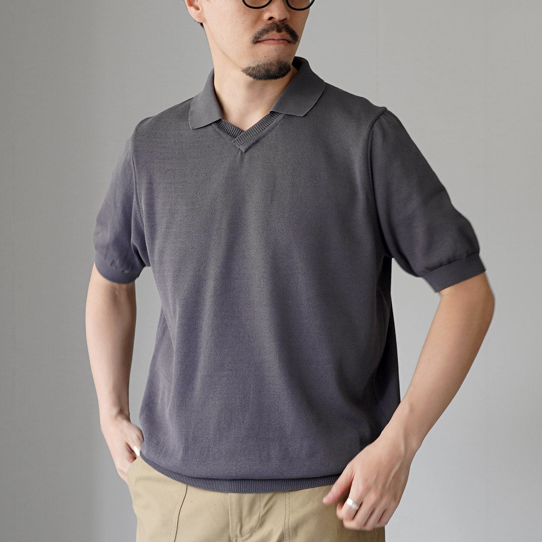RINASCENTE / 混合針織船長 Polo 衫