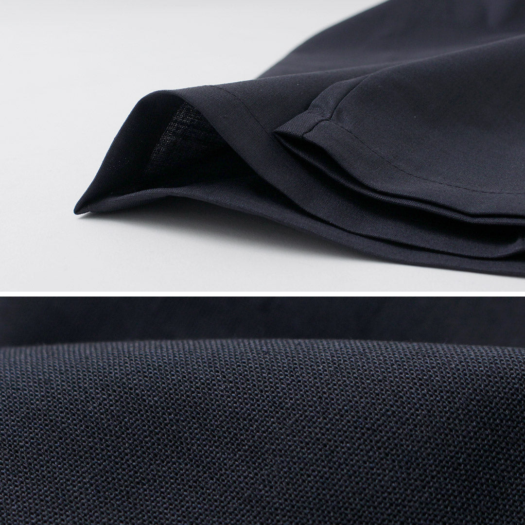 RE MADE IN TOKYO JAPAN / Ramie Solotex Twill Tuck Pants