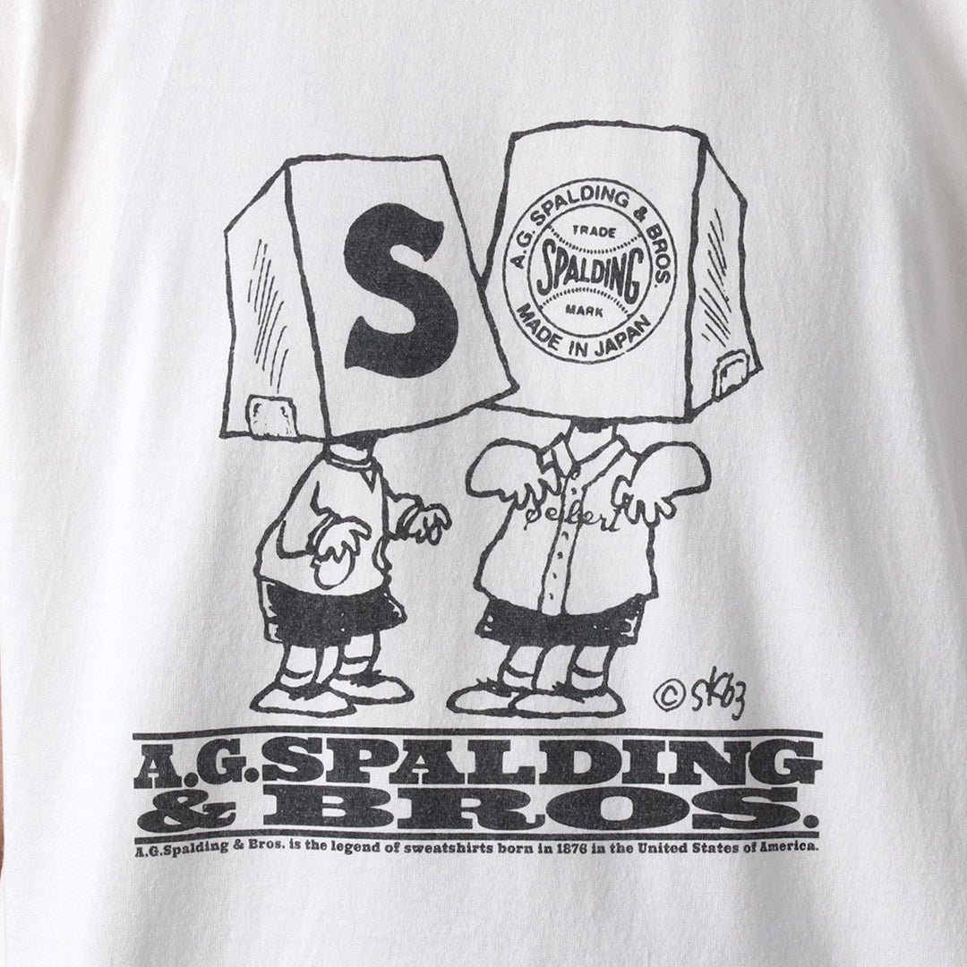 A.G.SPALDING & BROS / 素描本印花 T 恤
