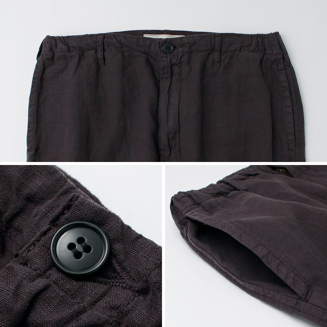 FOB FACTORY / F0539 麻休閒褲