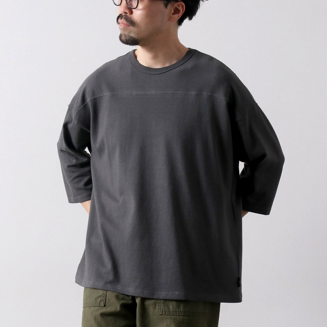 GOHEMP / T-shirt de football large et lourd de 10 oz