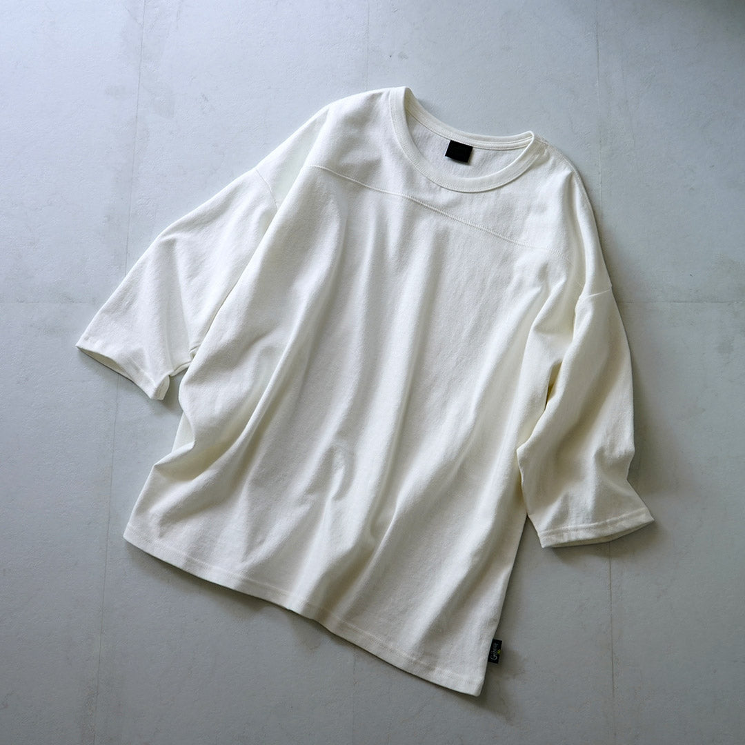 GOHEMP / T-shirt de football large et lourd de 10 oz
