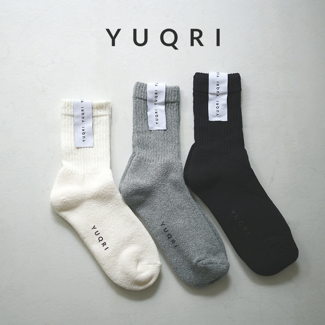 YUQRI / Puffy Puff 毛绒短圆袜