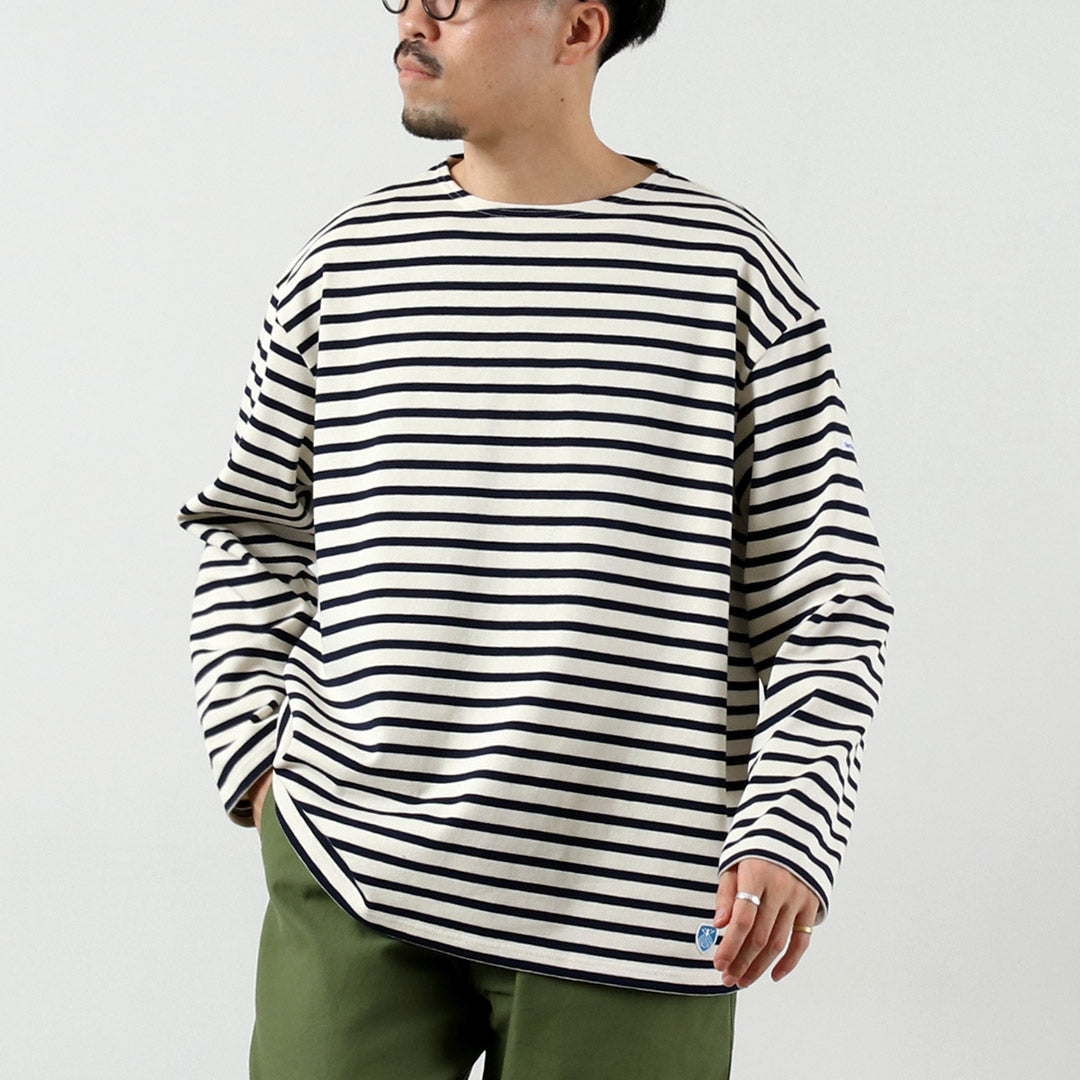 ORCIVAL / 條紋圓領長袖套頭衫