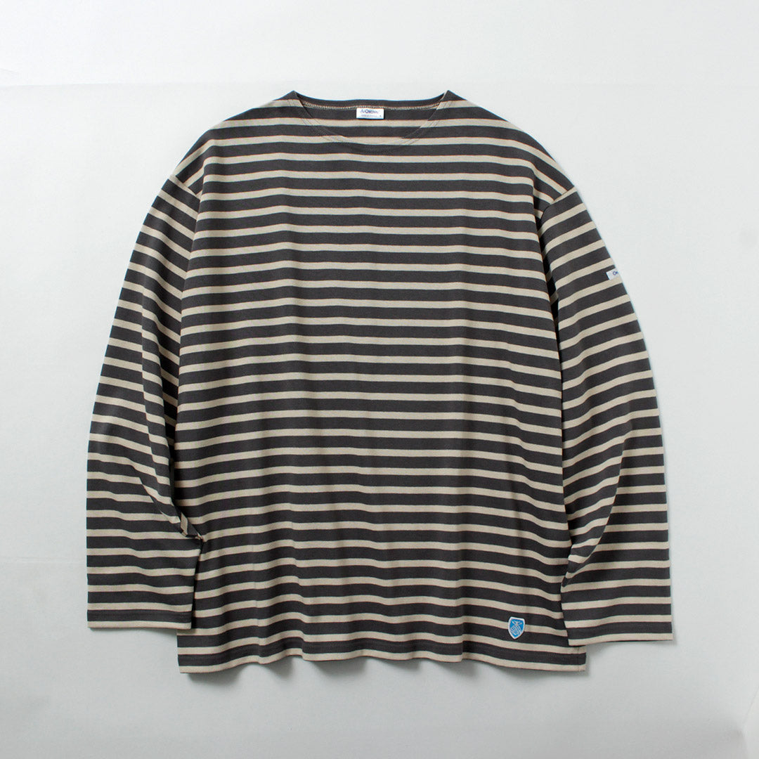 ORCIVAL / 條紋圓領長袖套頭衫