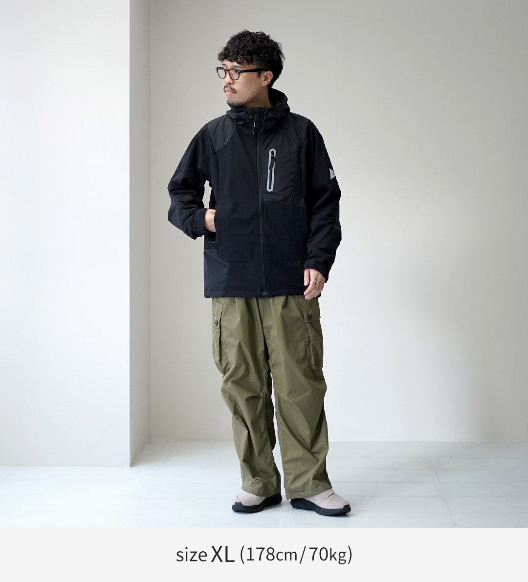 AND WANDER / Veste Shell Extensible