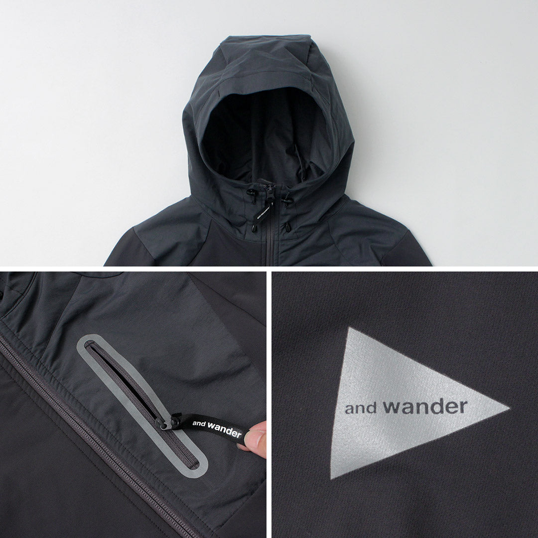 AND WANDER / Veste Shell Extensible