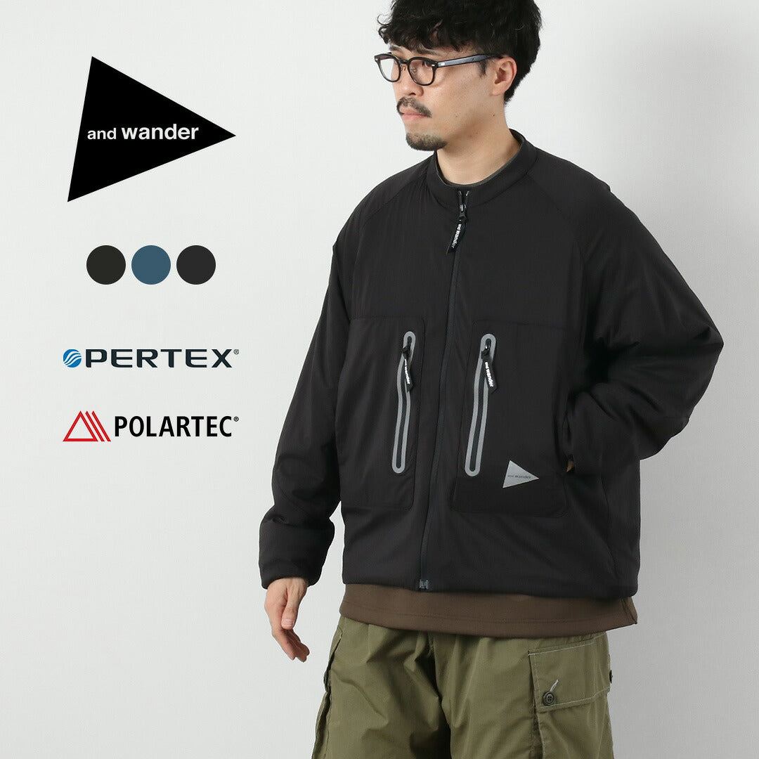 AND WANDER / Chaqueta sin cuello Alpha AIR