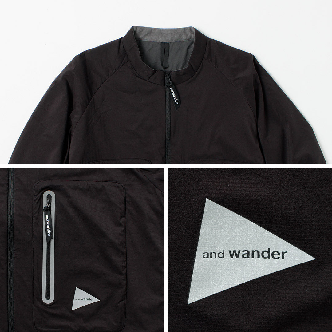 AND WANDER / Chaqueta sin cuello Alpha AIR