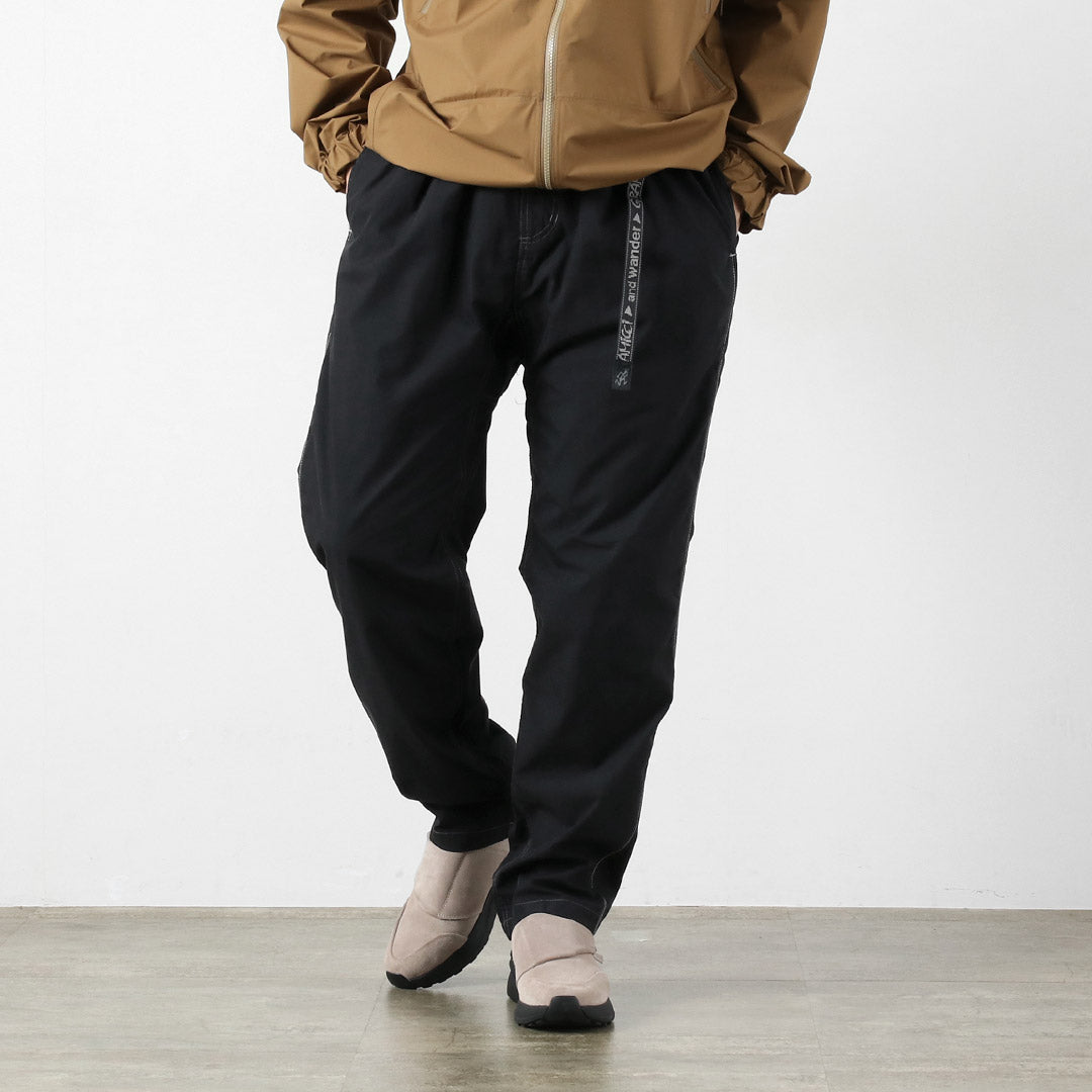 Pantalon d'escalade en nylon et coton de la collaboration AND WANDER / GRAMICCI