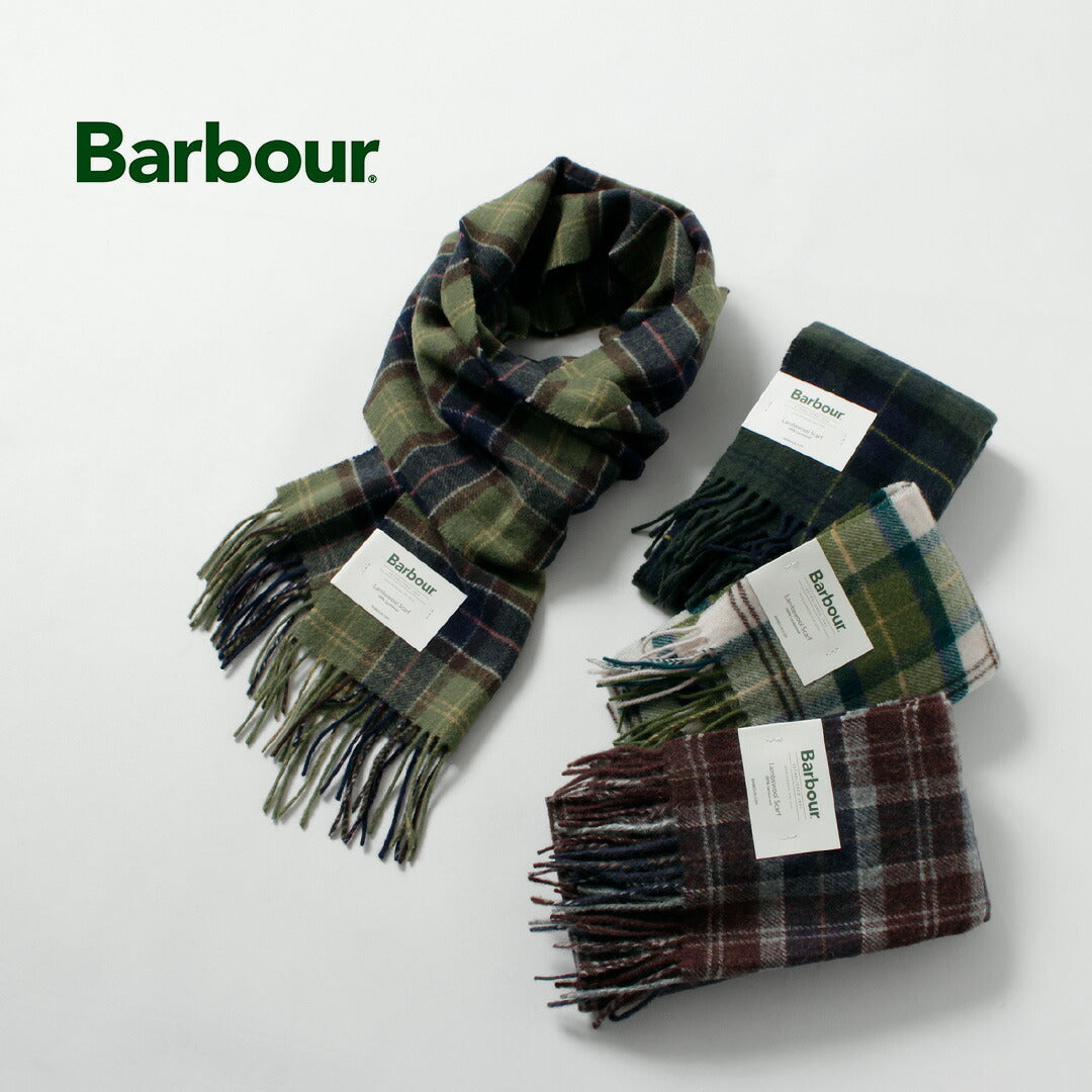 BARBOUR / Bufanda de lana de cordero tartán