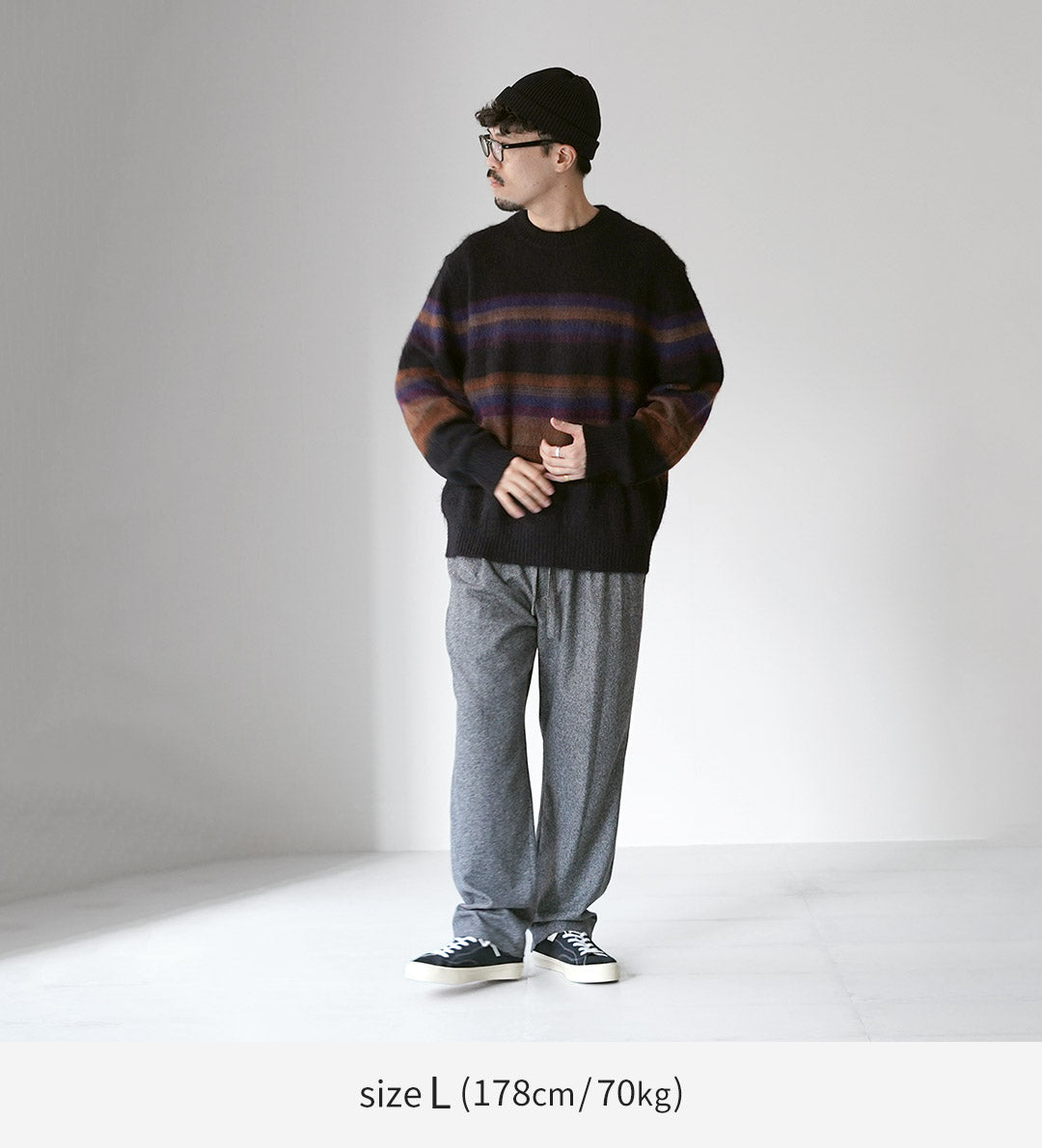 WAX LONDON / Tricot à rayures Wild Crew Blush