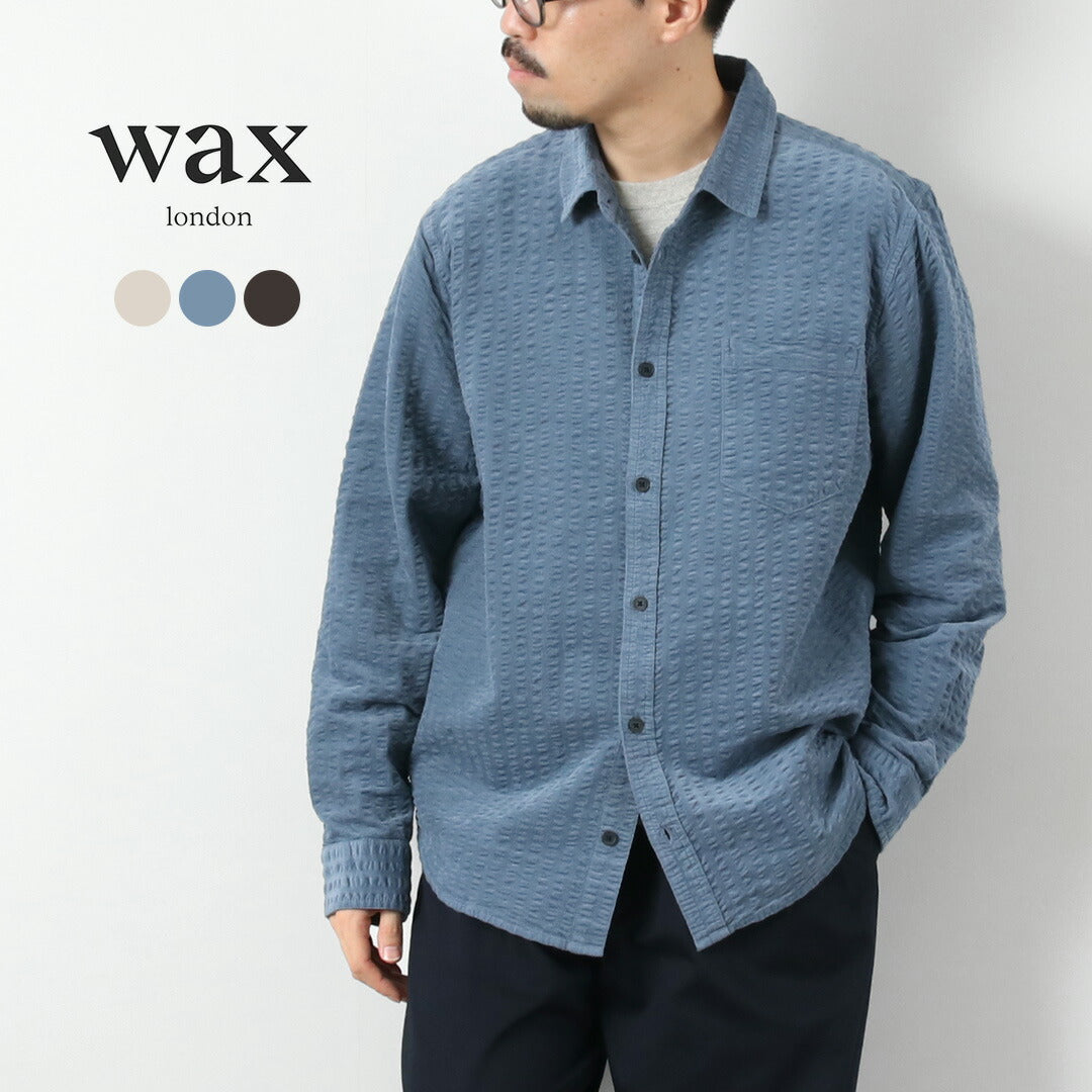 WAX LONDON / 시어서커 코듀로이 셰리 셔츠