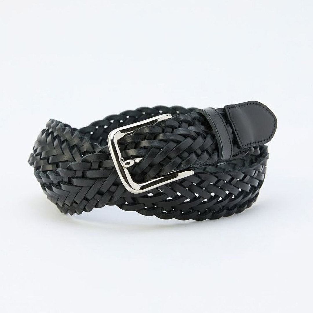 GLENROYAL / Bridle Leather Mesh Belt