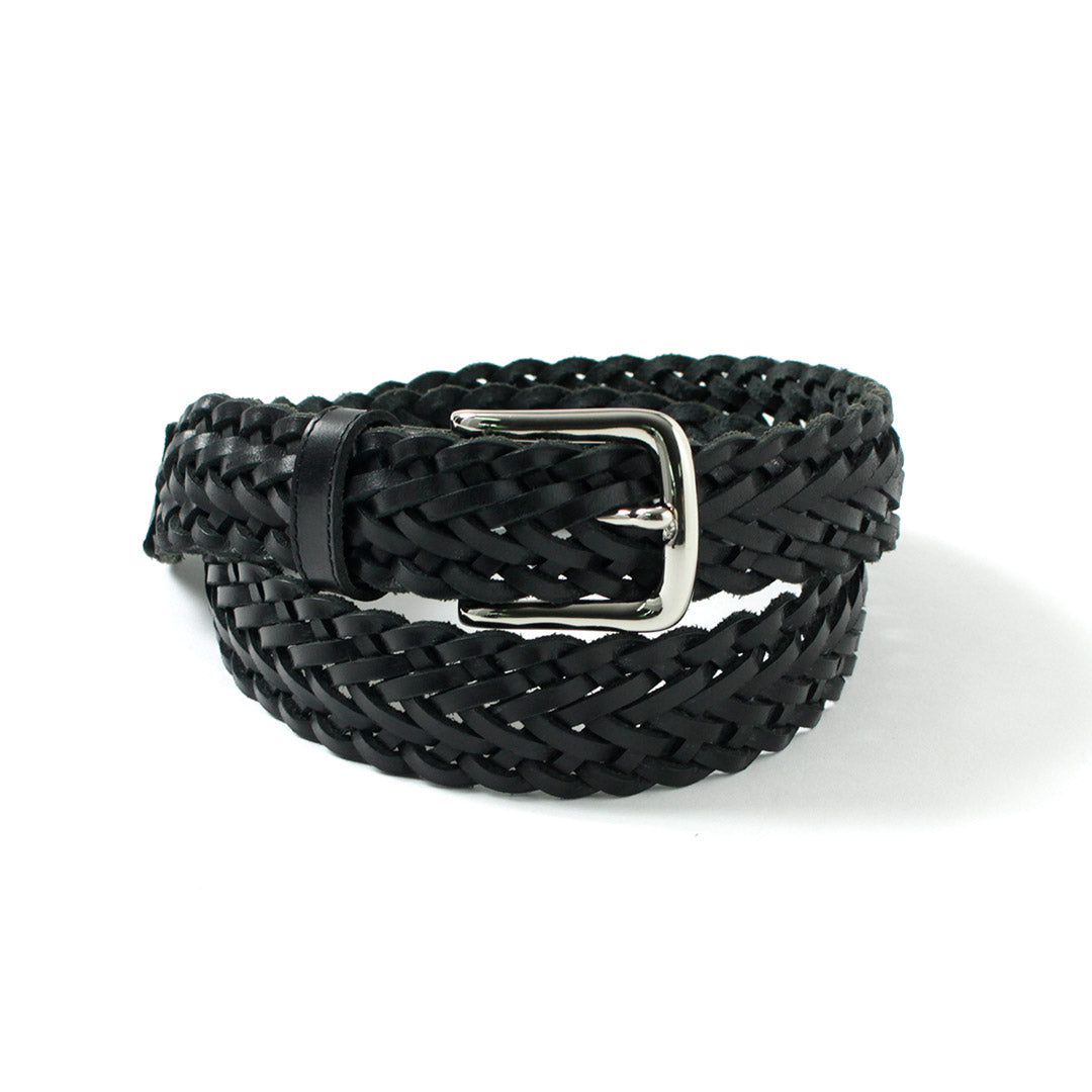 GLENROYAL / Bridle Leather Mesh Belt
