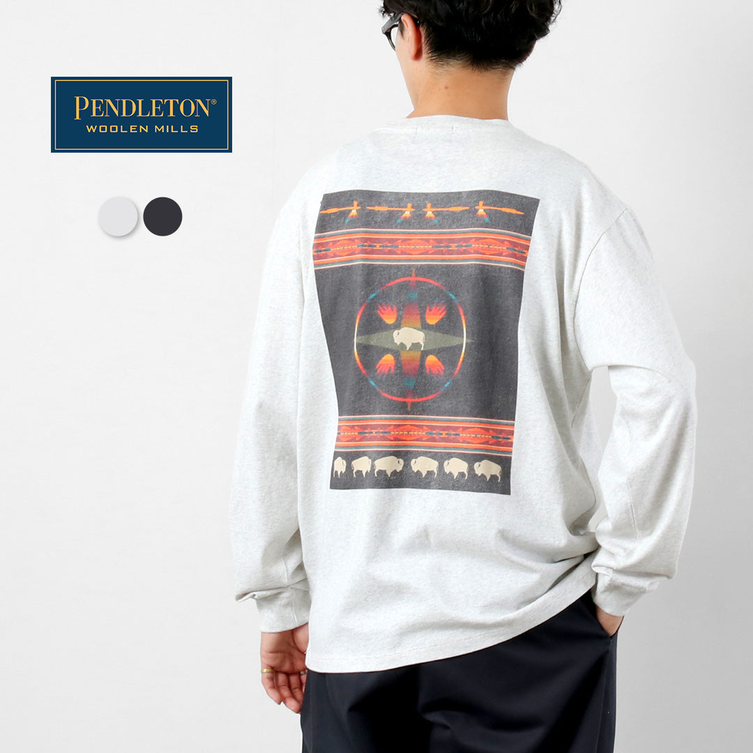 PENDLETON / 背面印花长袖T恤