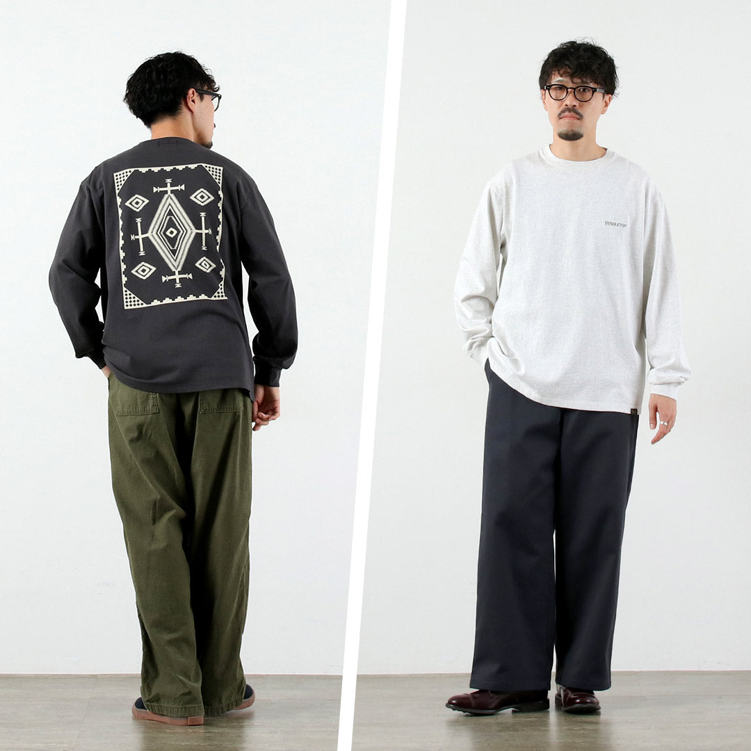 PENDLETON / 背面印花长袖T恤
