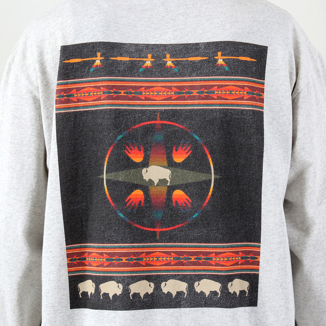 PENDLETON / 背面印花长袖T恤